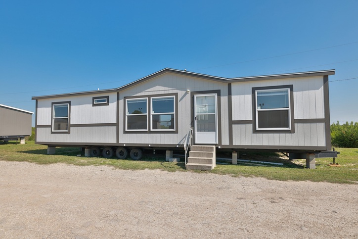Front of the new double-wide before final setup